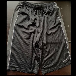 Nike Boy’s Dri-FIT Athletic Shorts Black w/Grey XL